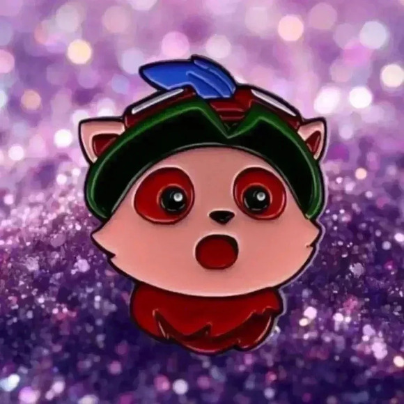 League of Legends Teemo Surprised Enamel Pin – Cute Gamer Collectible - Picture 1 of 5